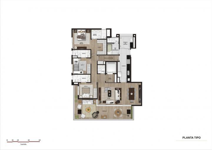 Apartamento à venda com 3 quartos, 181m² - Foto 19