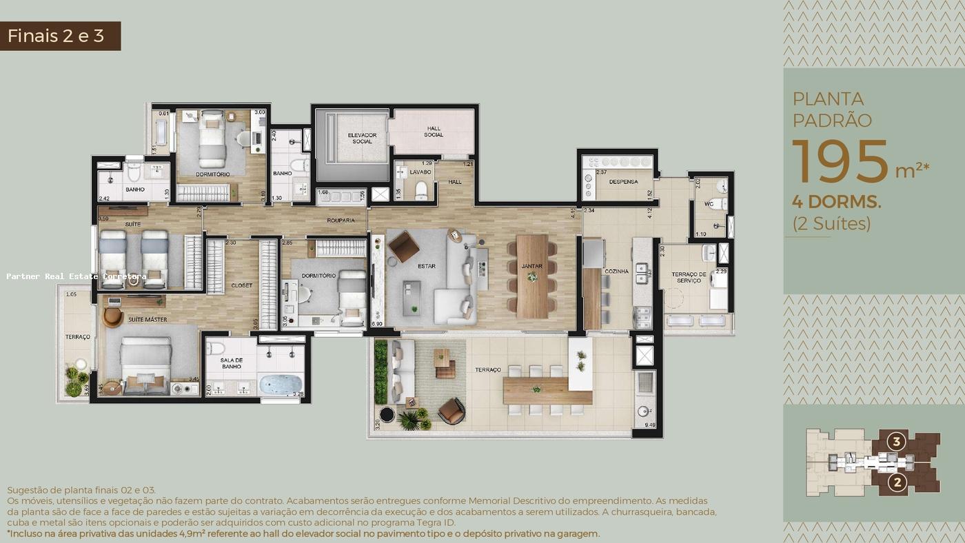 Apartamento à venda com 4 quartos, 230m² - Foto 20