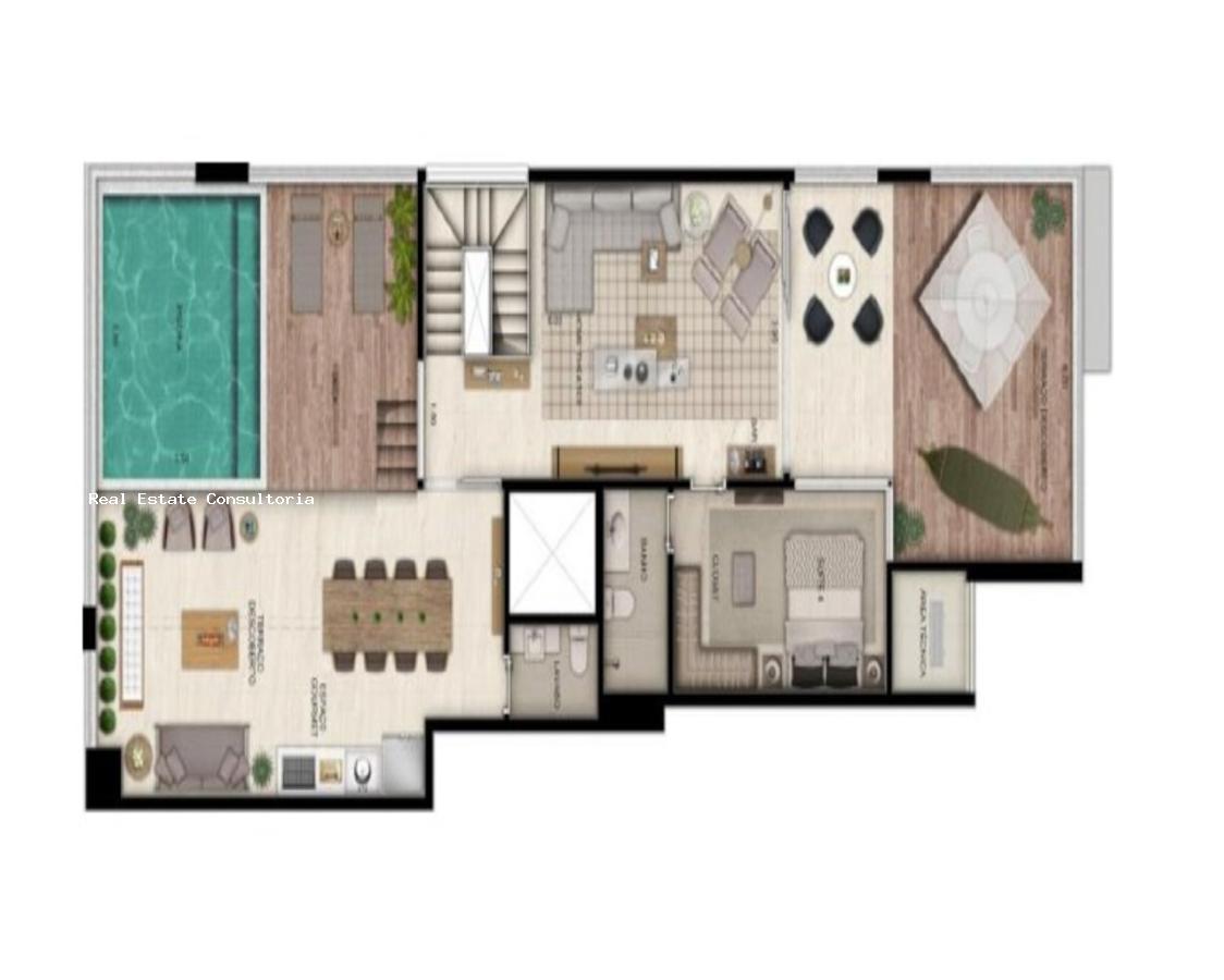 Cobertura à venda com 4 quartos, 316m² - Foto 6