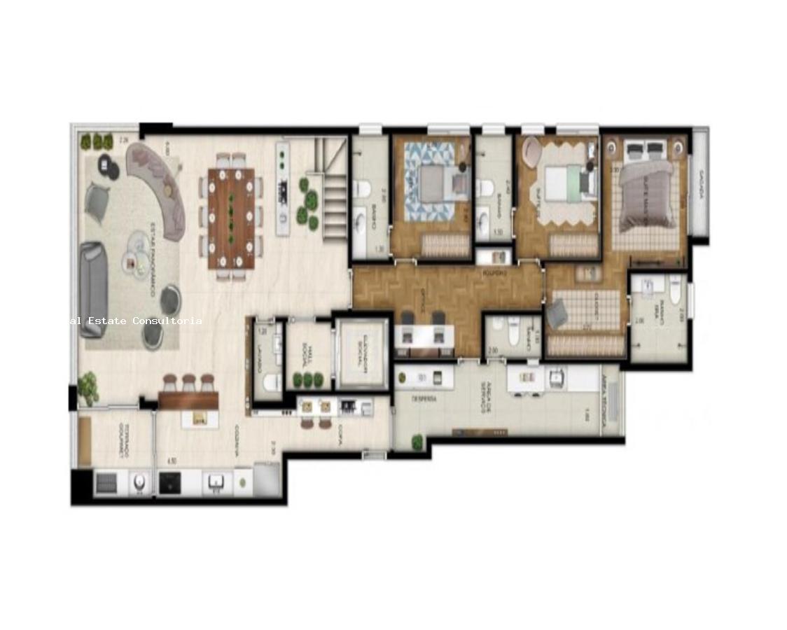 Cobertura à venda com 4 quartos, 316m² - Foto 5