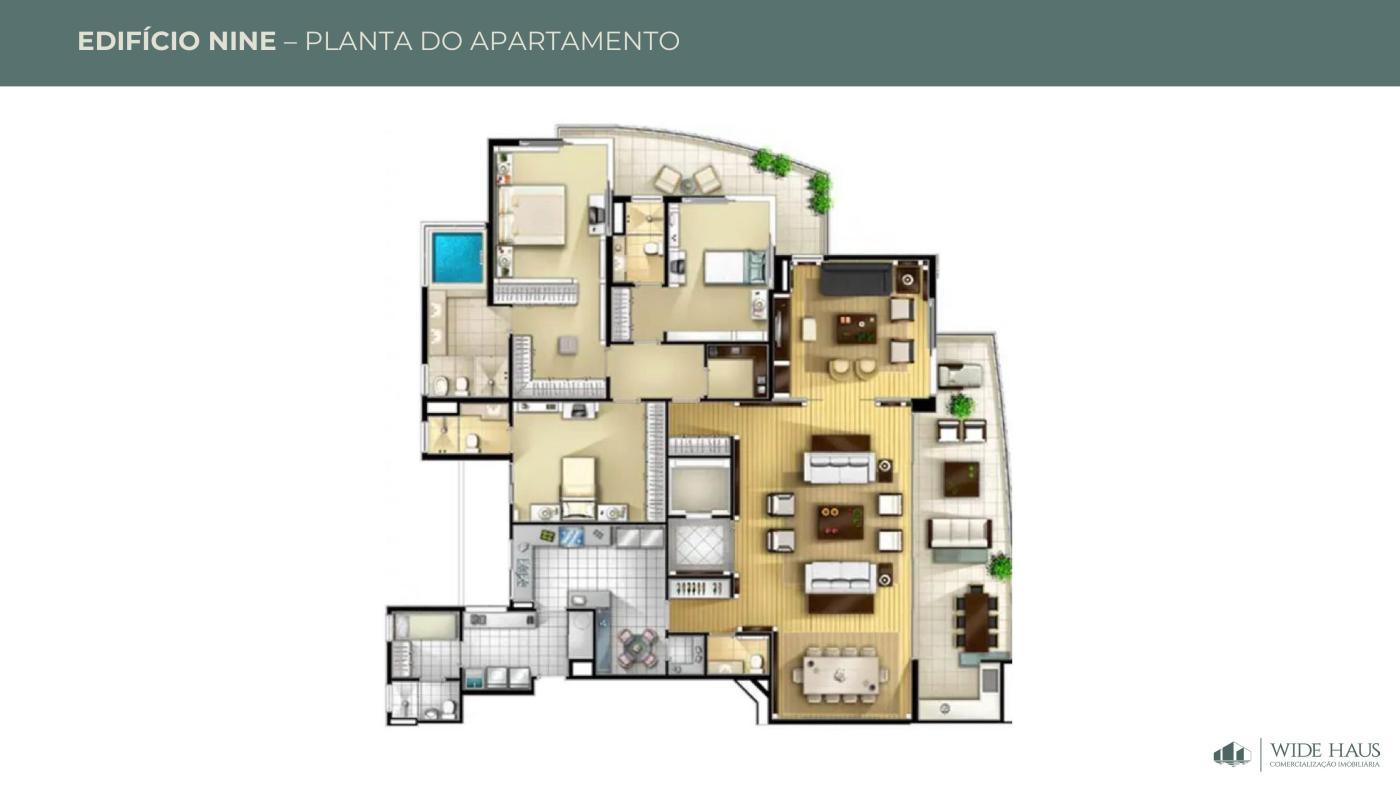 Apartamento à venda com 3 quartos, 262m² - Foto 9